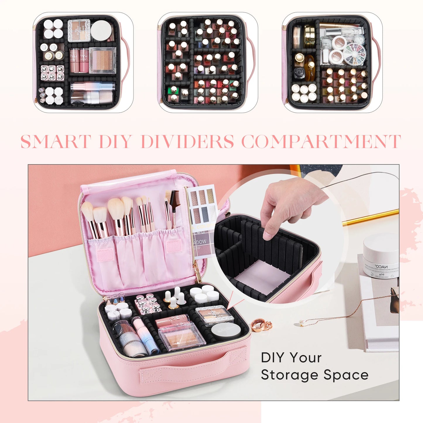 Waterproof Manicure Storage Organizer