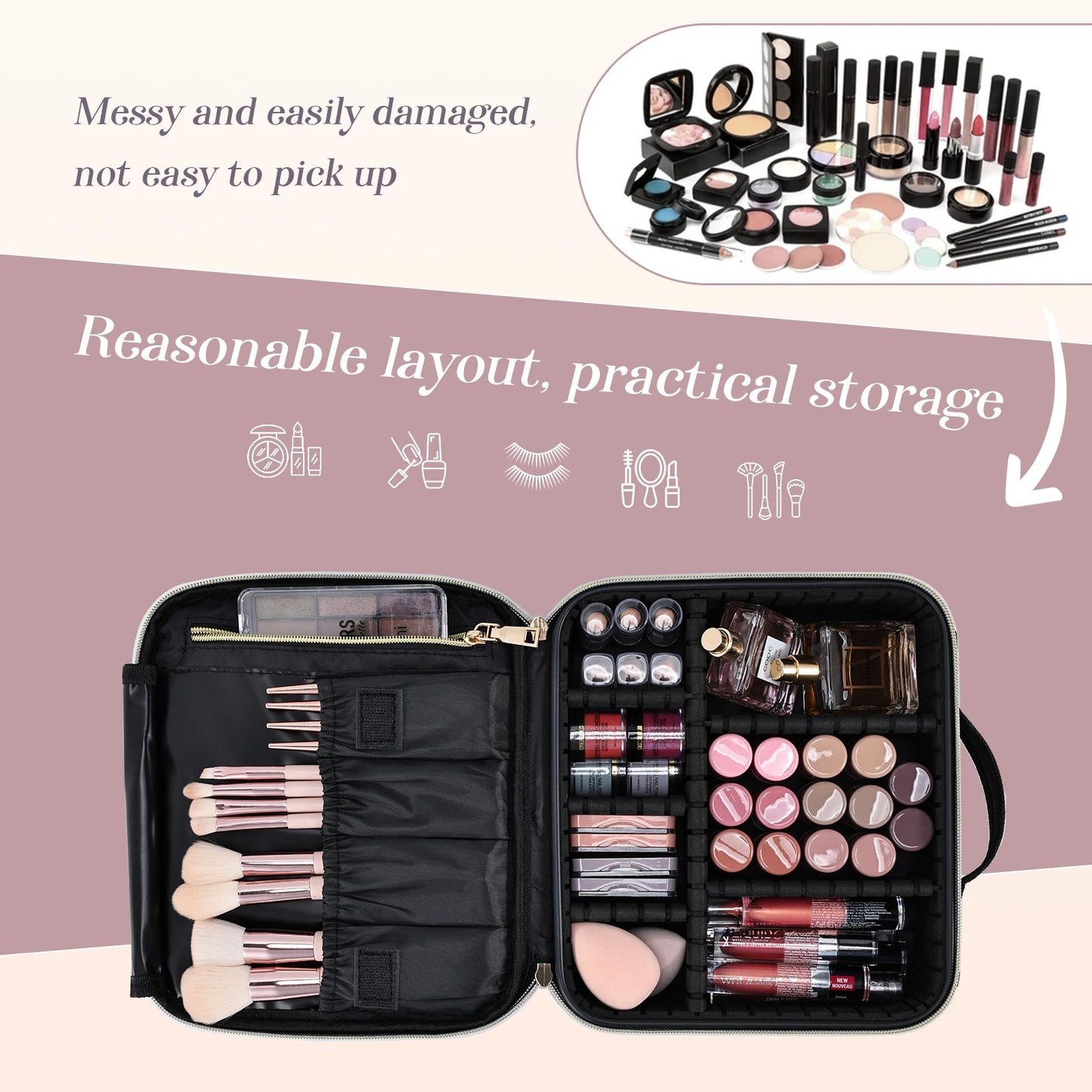 Waterproof Manicure Storage Organizer