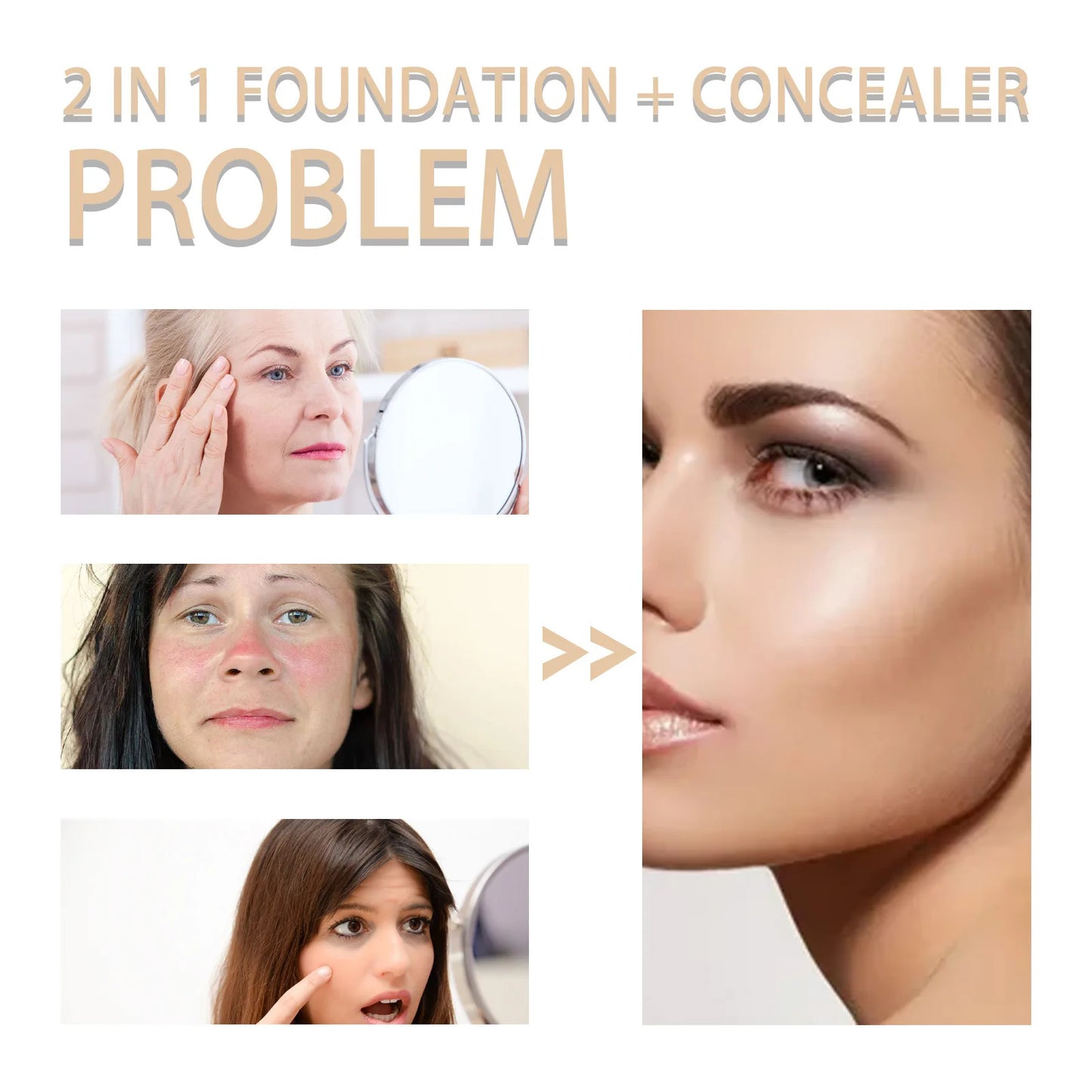 Flawless Face Concealer 2 in 1 Foundation