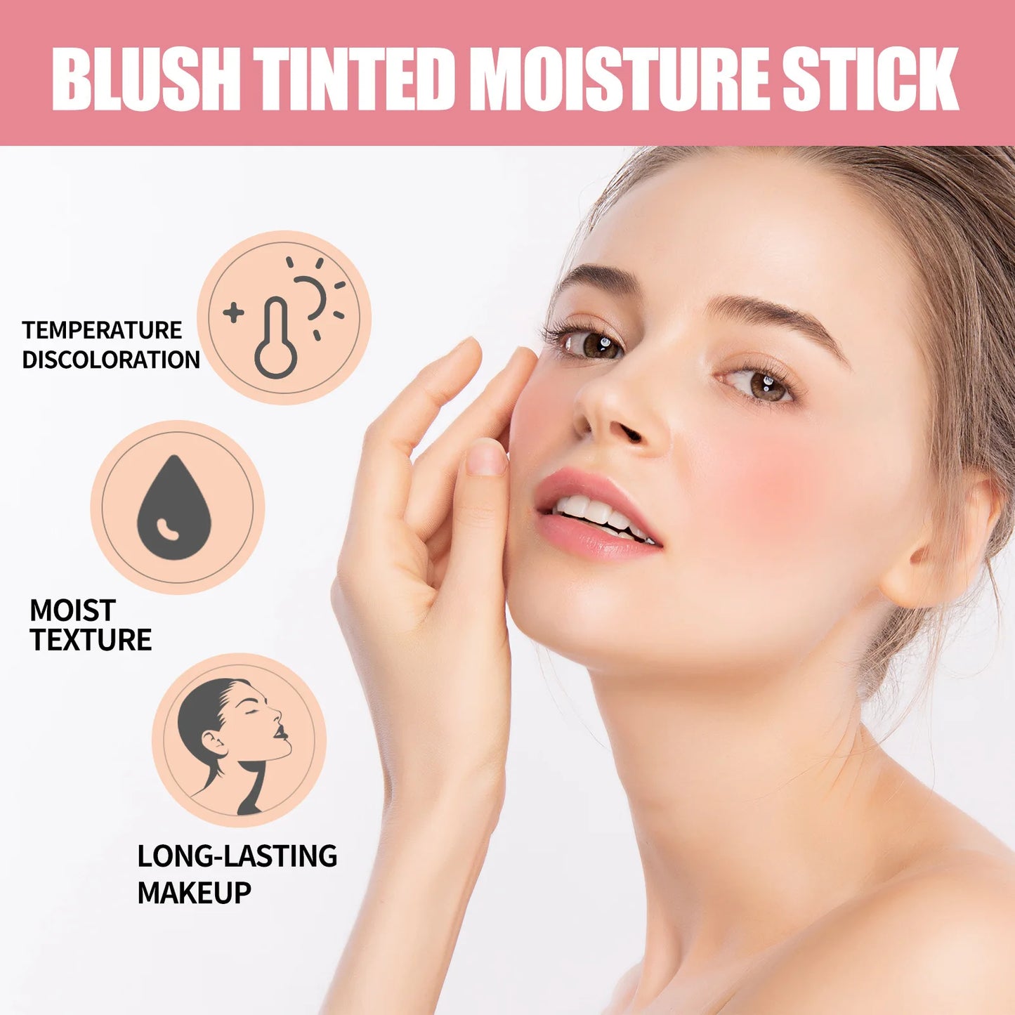 Multifunctional blush Pencil Cream Tint for cheeks