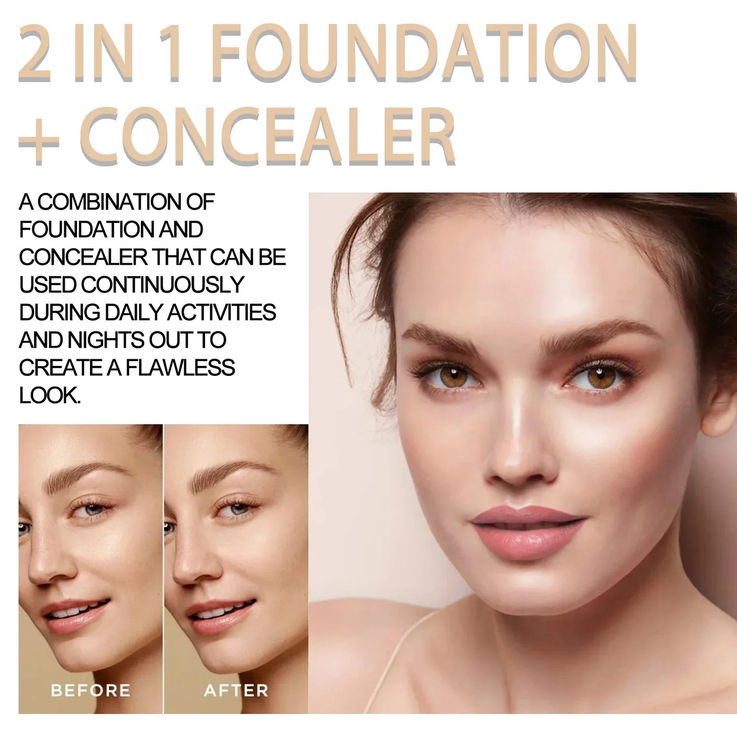 Flawless Face Concealer 2 in 1 Foundation