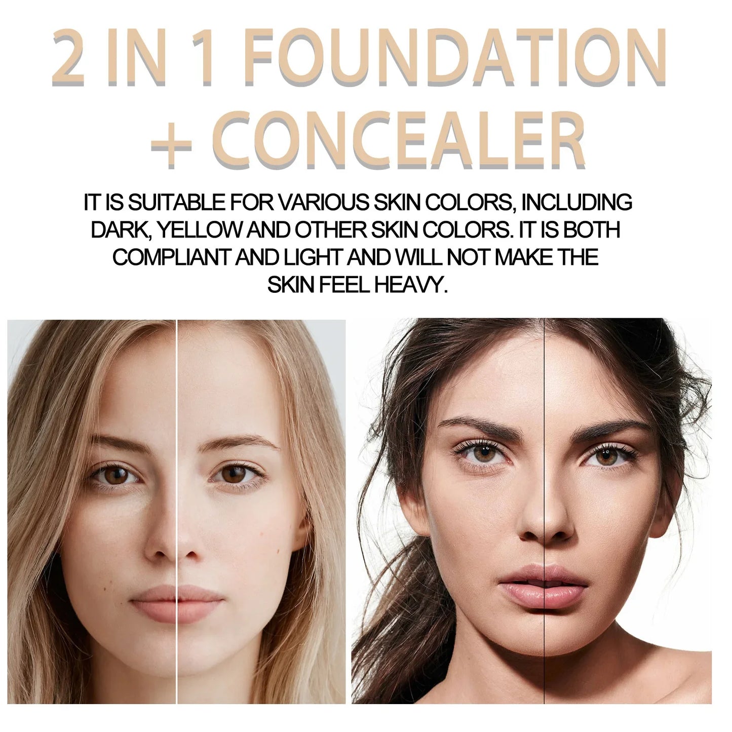 Flawless Face Concealer 2 in 1 Foundation