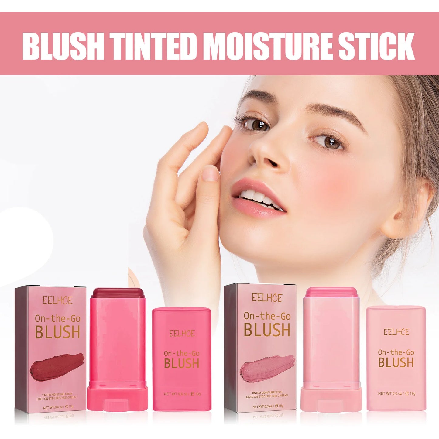 Multifunctional blush Pencil Cream Tint for cheeks