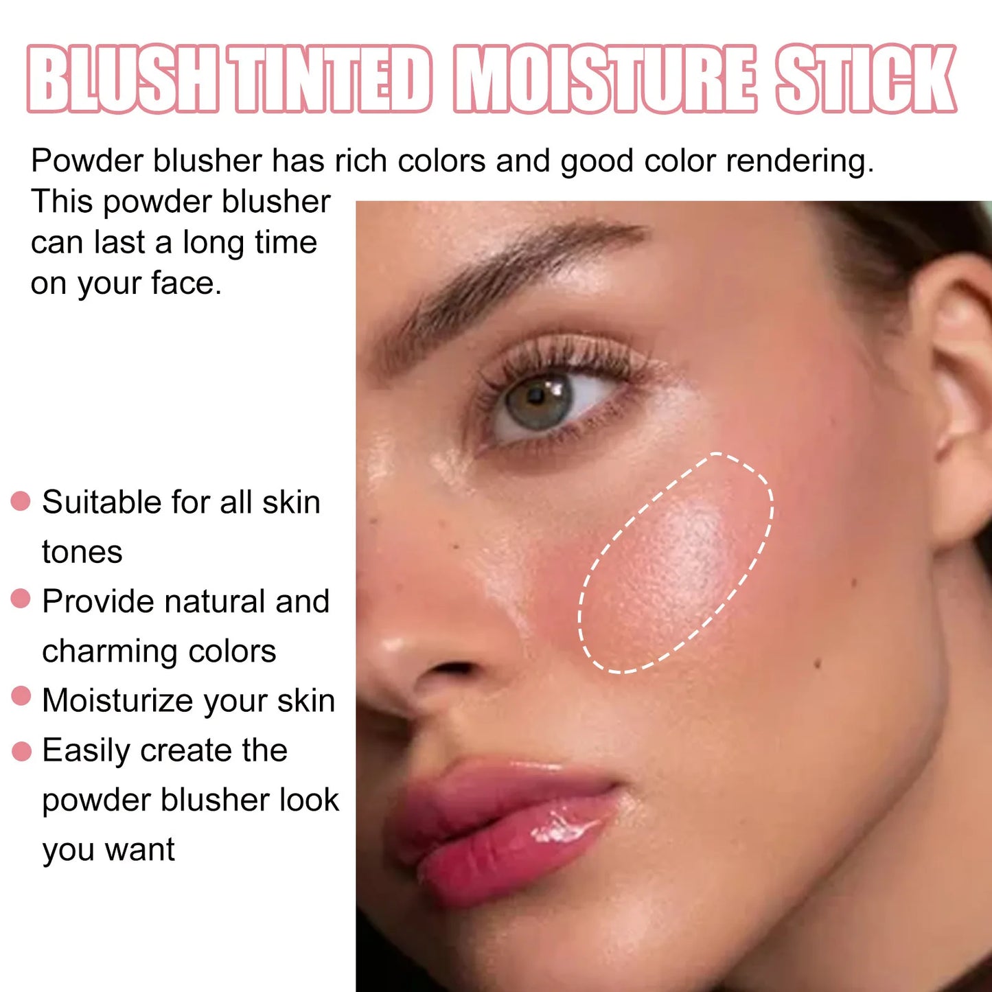 Multifunctional blush Pencil Cream Tint for cheeks